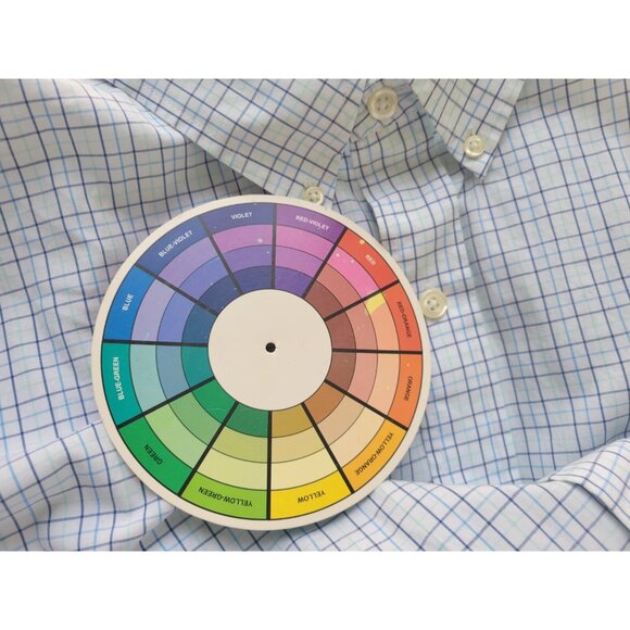 Izod Mens Shirt 3XLT Long Sleeve Pocket Premium Essentials Blue Plaid PLA122E - Picture 9 of 9